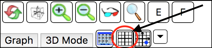 Grid Menu button in toolbar