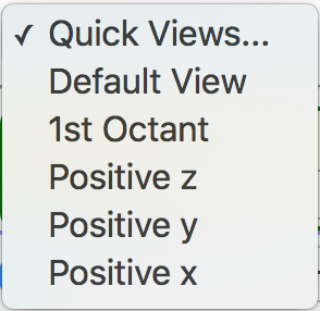 Quickviews menu